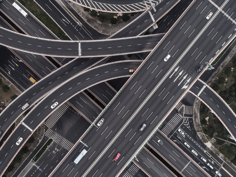 highway roads intersecting