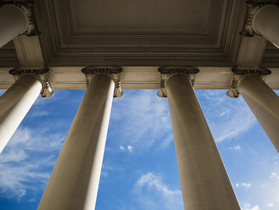 Columns and sky