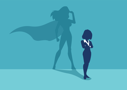 super-business-woman